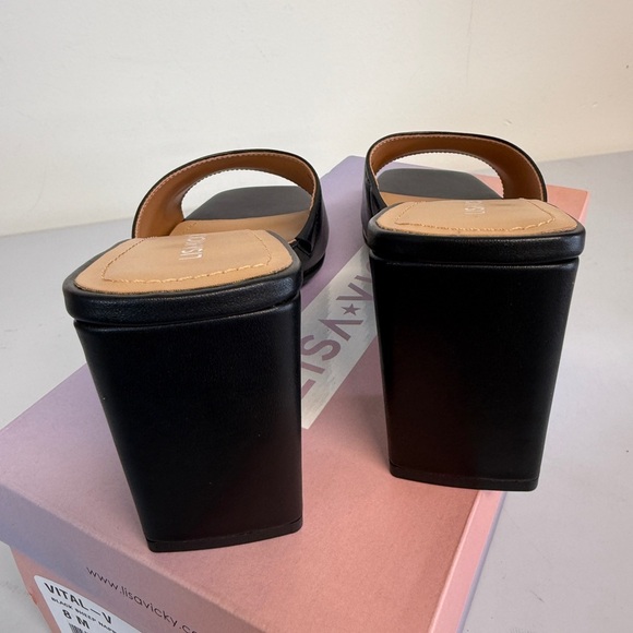 Lisa Vicky Women’s Slip On Heel Vital Black Sheep Size 8 - Picture 3 of 6